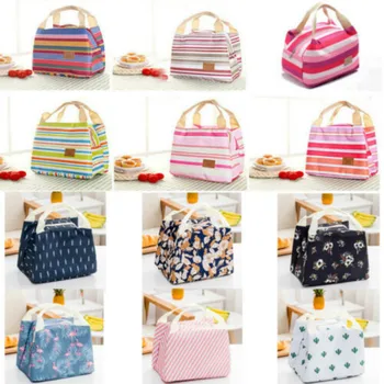 

Cute Animal Portable Insulated Canvas Cooler Picnic Lunch Bag Thermal Insulation Food Tote Travel Work School Picnic