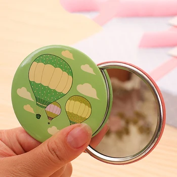 

2019 NEW Lovely Cartoon Portable Small Mirrors Round Shaped Cosmetic Mirror Color Random
