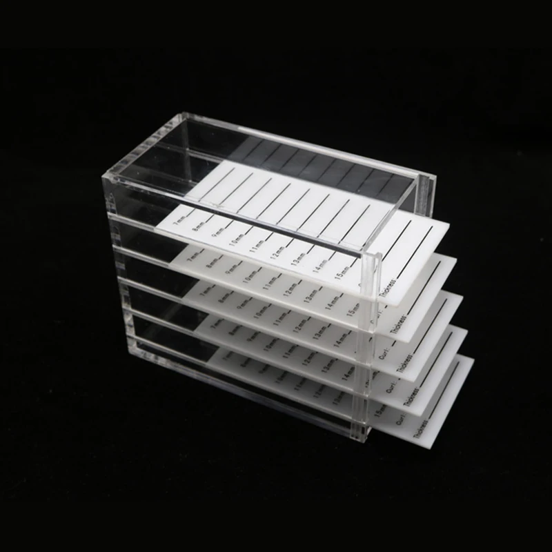 Acrylic Grafting Eyelash Storage Box Traparent False Lashes Makeup 5 Layers Glue Pallet Holders Boxes Flase Eyelash Extension Acrylic Grafting Eyelash Storage Box Traparent False Lashes Makeup 5 Layers Glue Pallet Holders Boxes Flase Eyelash Extension