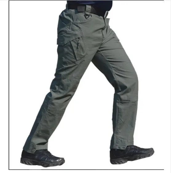 TAD IX9(II) мужские тактические брюки-карго для активного отдыха, армейские тренировочные военные брюки, спортивные брюки для походов и охоты - Цвет: Army Green