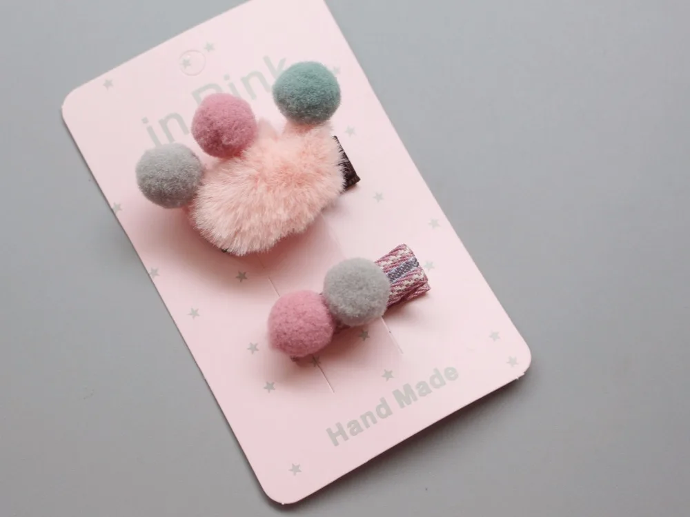 

Dog Grooming New Pet Accessories Crown Plush Ball Cute Dog Little Princess Full Hair Accessories Set Hair Clips 20/lot