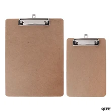 Прямая поставка и Портативный A4/A5 деревянный клип доска файл ДВП 3 июня