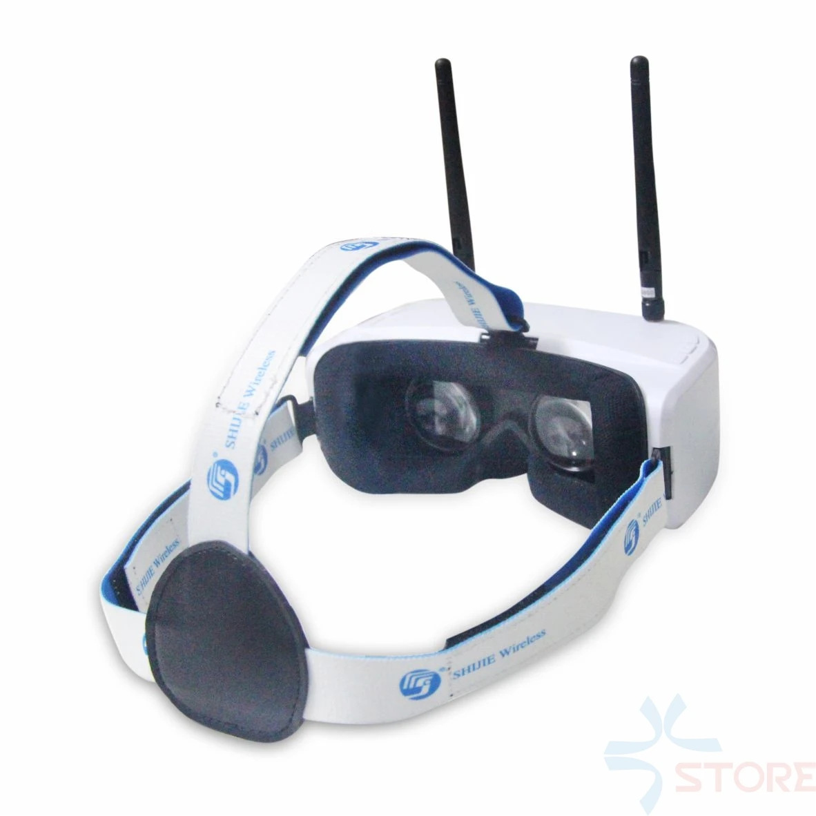 SJ RG01 5.8G 48CH Dual-Displays Diversity FPV Video Goggles w/ 3.7V 1500mAh Battery DVR