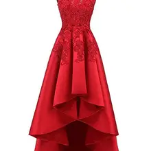 Вечерние платья в пол с круглым вырезом, вечерние платья для выпускного вечера, Платья для особых случаев с коротким передом и длинной спинкой, vestido de festa