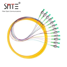 12 çekirdekli pigtail fiber optik yama kablosu 0.9mm 1 metre FC-APC