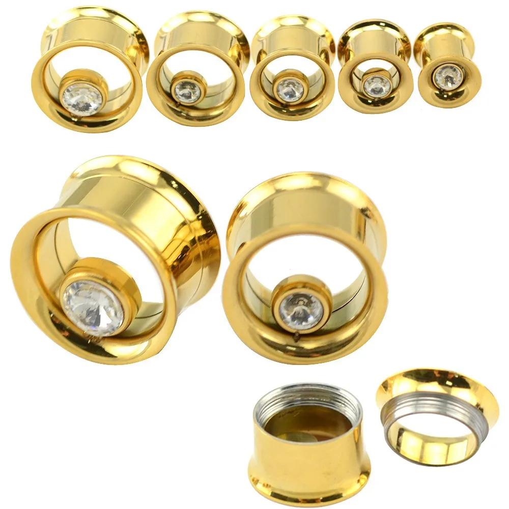 Screw fit ear tunnels Clearance