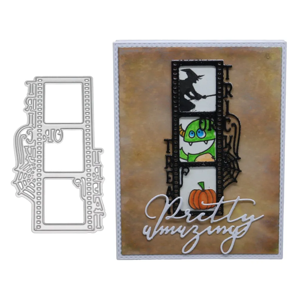 

Window Frames Letter Metal Cutting Dies For DIY Scrapbooking Card Making Album Stencil Embossing Clear Stamps And Dies 2019