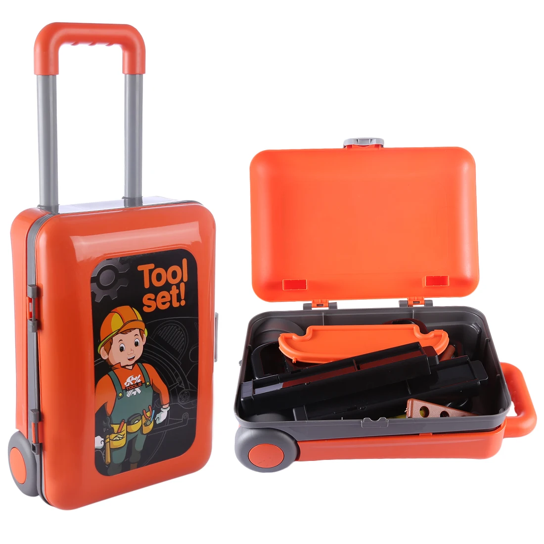 

Surwish Children Repair Tool Toys Set ABS Workshop Playset Kids Parents Interactive Educational Gift Toy-Orange