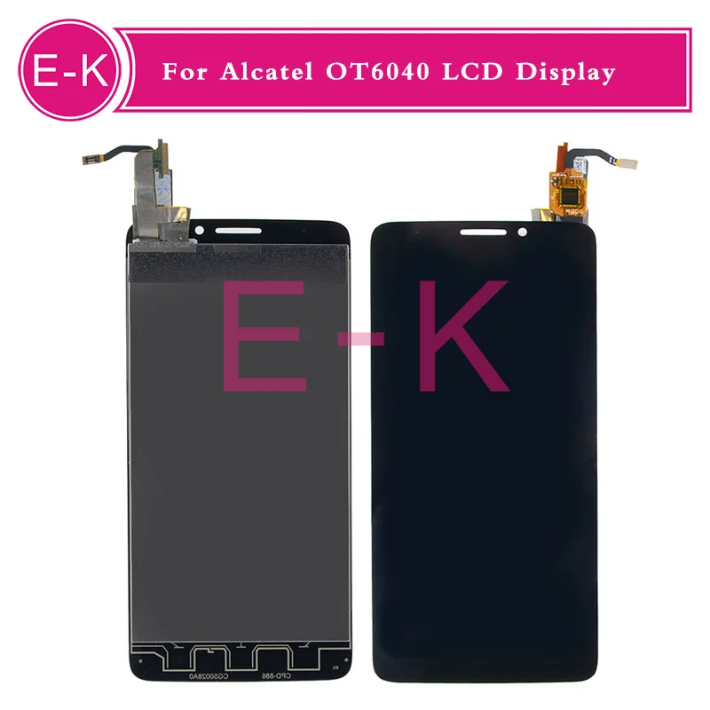 

10pcs/lot For Alcatel One Touch Idol X OT6040 6040 6040A 6040D LCD Display+Touch Screen Digitizer Assembly Replacement