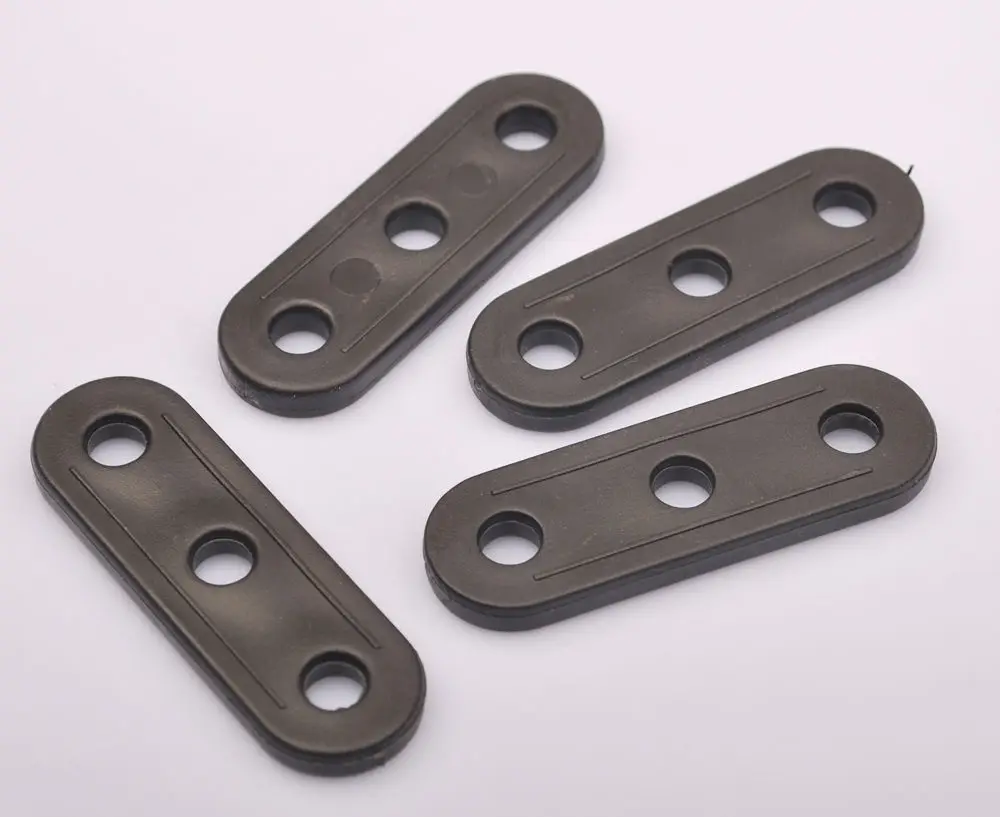 

4Pcs Pack Black Camping Tent Lock Guyline Runner Rope Tightener Cord Tensioner