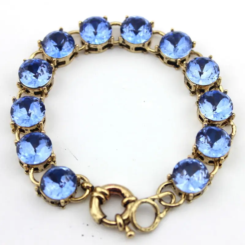 Classic Fashion Designer Inspired Stylish Colorful Crystal Dot Bracelet Vintage Design Spring ...