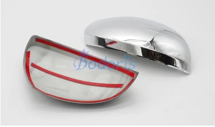 Накладка на дверное зеркало заднего вида для Volkswagen VW Tiguan 2009 2015 хромированная