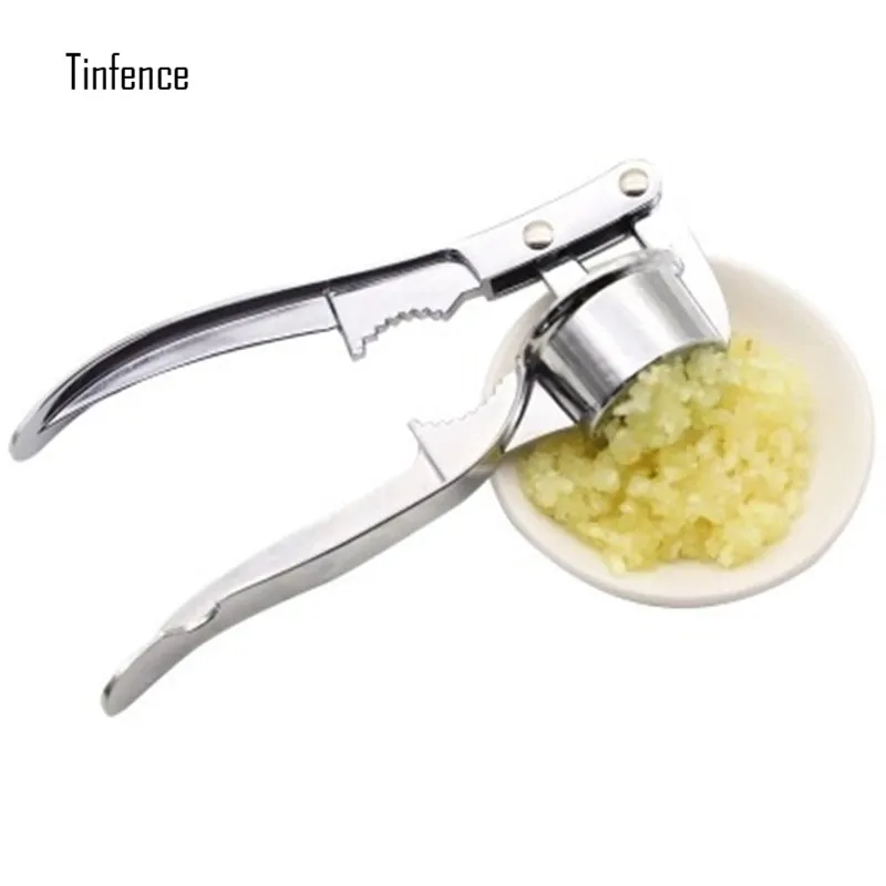 Tinfence Stainless Steel Garlic Press Crusher Kitchen Vegetable Squeezer Masher long handle Mincer Tool For Dropship | Дом и сад