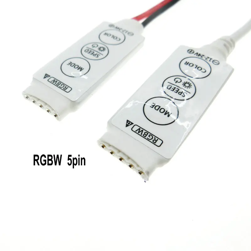 Светодиодный RGBW контроллер DC12 24V 4 * 4A мини 3 ключа светодиодной ленты.|strip controller|rgbw