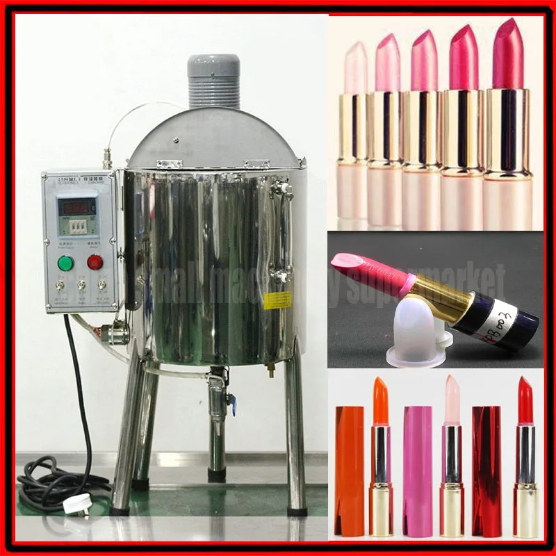 304 stainless steel Automatic lipstick stirring filling machine/chilli