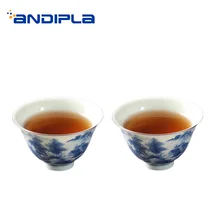 Цзиндэчжэнь все чашка ручной работы Home Art посуда ручной росписью пейзаж фарфор Винтаж Малый пуэр Чай чаша Чай ware чаши для Саке