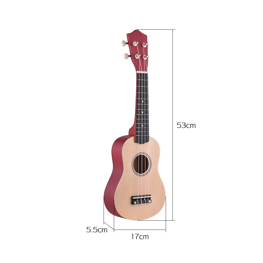 2" Акустическая Укулеле сопрано Ukelele красочный набор укулеле Липа с сумкой ремень uke струны выбирает тюнер