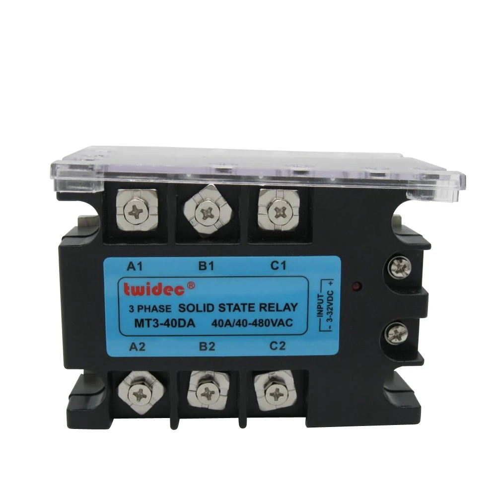 high quality Three Phase Solid State Relay SSR 40DA Relay 3 32VDC to 30