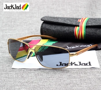 

JackJad JJ2458 Polarized Aviation Style Driving Sunglasses Vintage Aluminum Magnesium Leg Brand Design Sun Glasses Oculos De Sol