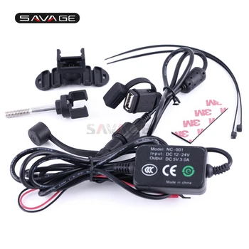 

USB Phone Charger Wire 12V-24V Adapter Motorcycle Accessories Navigation Mobile Phone GPS Mobility Cable Waterproof Socket