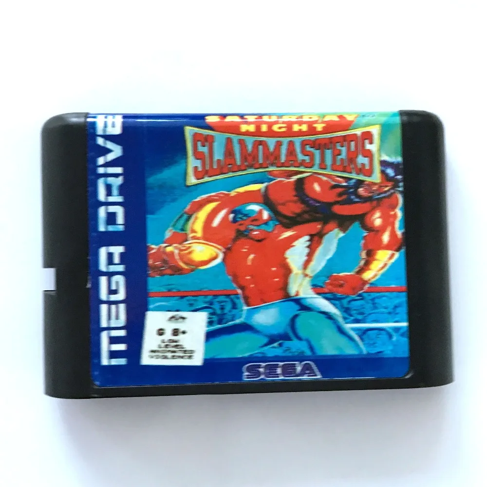 

Slam Masters Saturday Night 16 Bit MD Game Card For Sega Mega Drive For Genesis