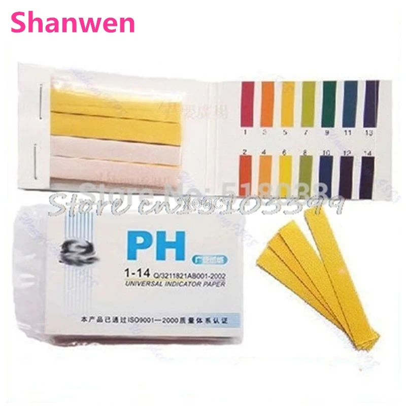 

80 Strips Full pH 1-14 Test Paper Indicator Testing Litmus Kit New M12 dropship