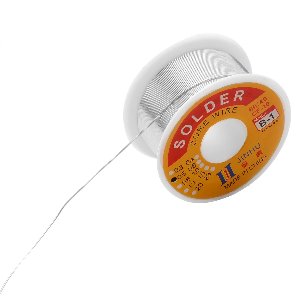 1pc 0.5mm 100g 60/40 Solder Iron Wire Rosin Core Tin Lead Flux 2.0% Welding Tools Accessories