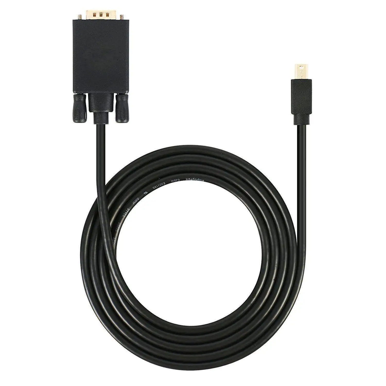 MLLSE 6 футов 1 8 м Мини порт дисплея DP Thunderbolt к VGA Кабель адаптер для Thinkpad Macbook Air Pro Surface