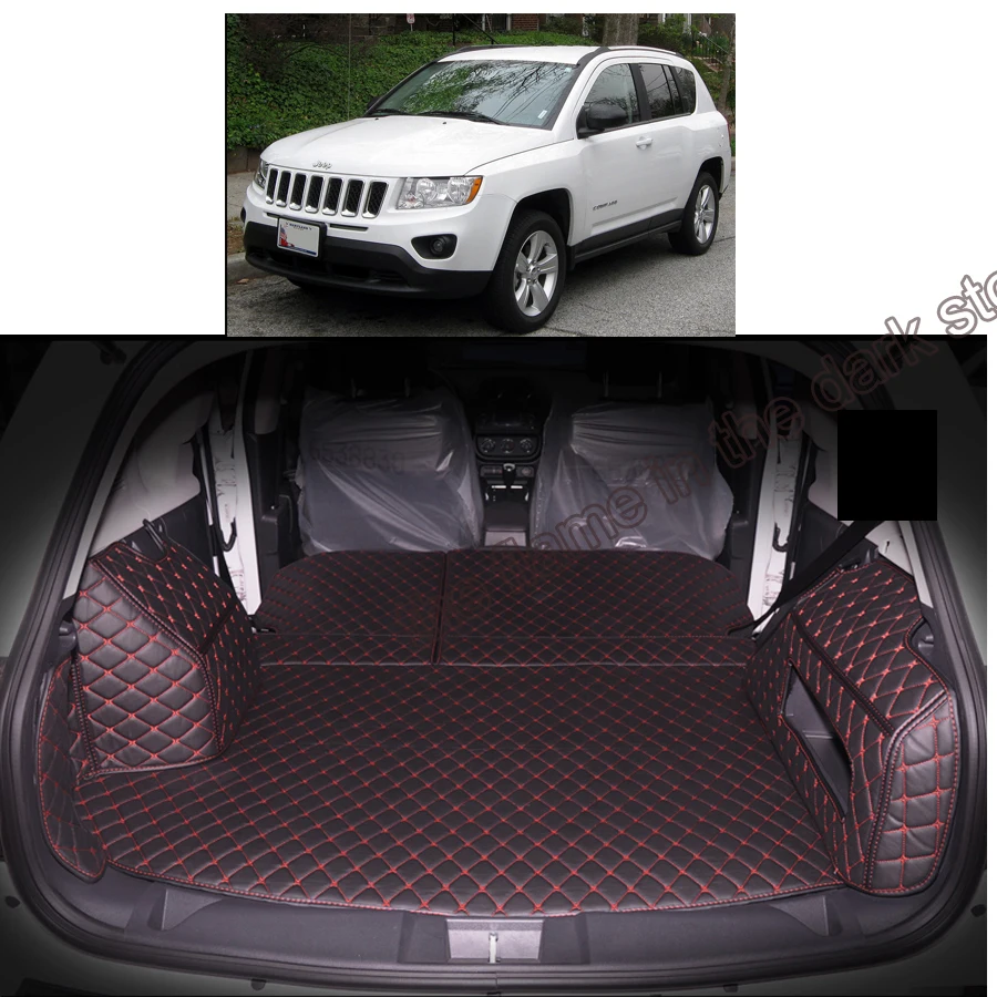 

custom fit car trunk mat cargo mat for jeep compass MK49 2011 2012 2013 2014 2015 2016 5d cargo liner