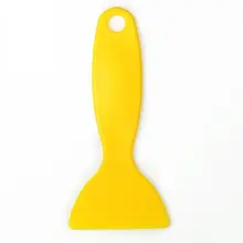 Виниловая оберточная пленка Желтая Пластиковая фольга Очиститель скребок средство для удаления пузырьков воздуха наклейки установить инструменты Стилизация автомобиля Ракель