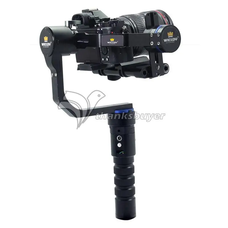

WIELDY 3-Axis Gyroscope Handheld Gimbal Micro SLR Stabilizer Camera Mount for GH4 A7S Camera