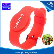 Новое поступление 100 шт. 13.56 мГц RFID силиконовые браслеты ISO14443A браслет Водонепроницаемый NFC классический mf1k S50 карты для Управление доступом