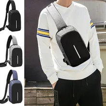 Модные мужские сумки через плечо от кражи, летние короткие походные мессенджеры, водоотталкивающая сумка на плечо