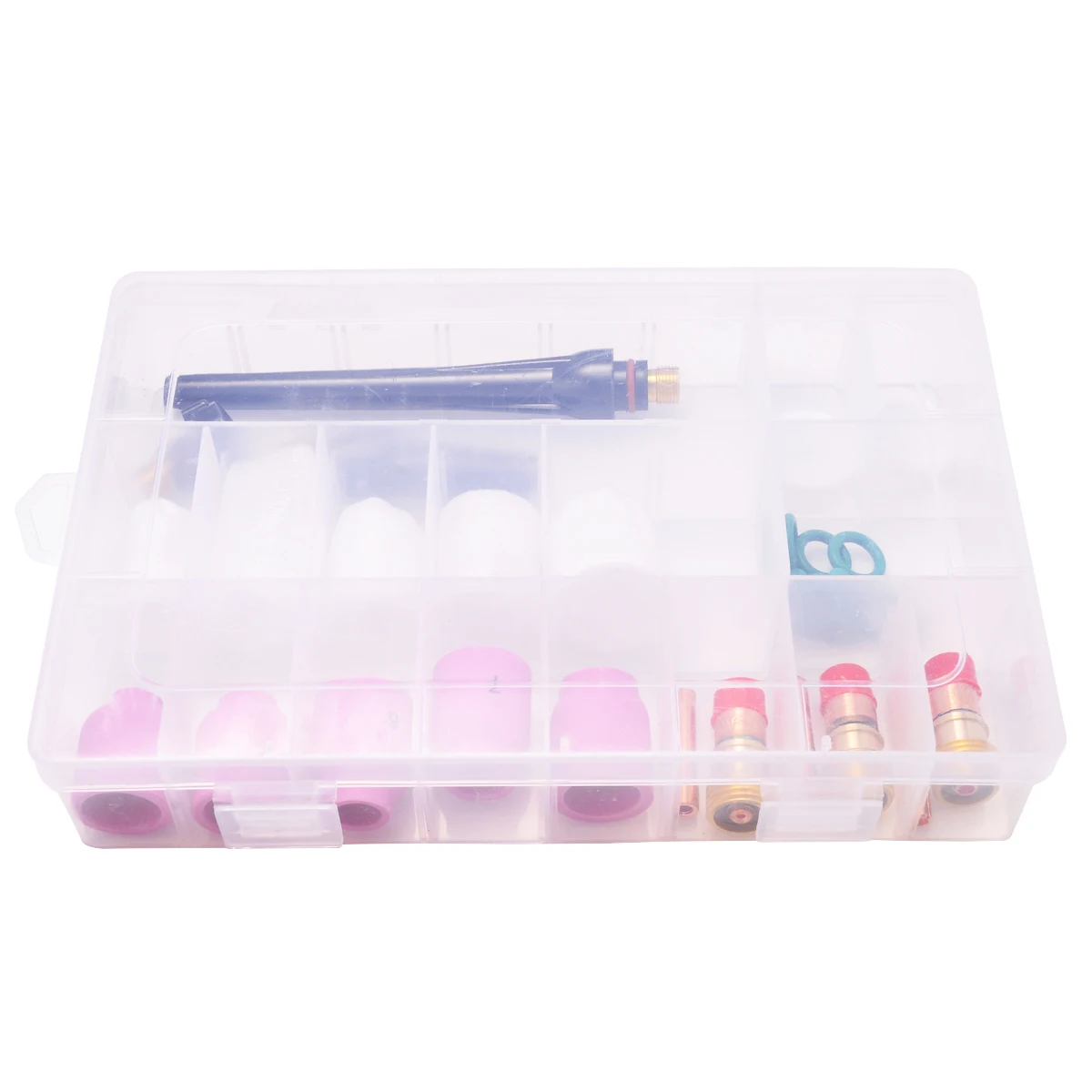 31pcs High Quality TIG Gas Len Welding Torch Tools Accessories 6#~12# Glass Cup + O-ring Kit for WP-17/18/26 Welder Torch