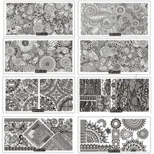 8PCS/Lot Lace Gearwheel Flower Pattern Nail Stamping Plates Set SPV11-18 Nail Art Image Stamp Plates 3D Manicure Set Template 8PCS/Lot Lace Gearwheel Flower Pattern Nail Stamping Plates Set SPV11-18 Nail Art Image Stamp Plates 3D Manicure Set Template
