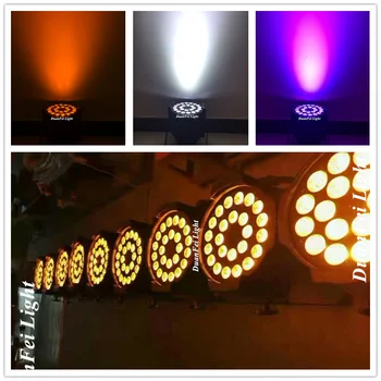 

20lot high quality LED Par 24x18W RGBWA+UV 6in1 Stage Lighting LED Spotlight DJ Projector Wash Lighting Wedding Show Party Lig