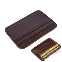 1 шт. гарантия Модные солнцезащитные очки в стиле ретро с Для мужчин кожаный бумажник клатч Кредитная карта ID карты тонкий кошелек с зажимом для денег, сумочки известного бренда Carteira Masculina