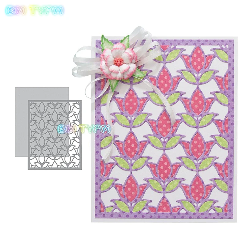 

Tulip frame Metal cutting dies new 2018 DIY Scrapbooking album Decorative Embossing Hand-on Paper Cards