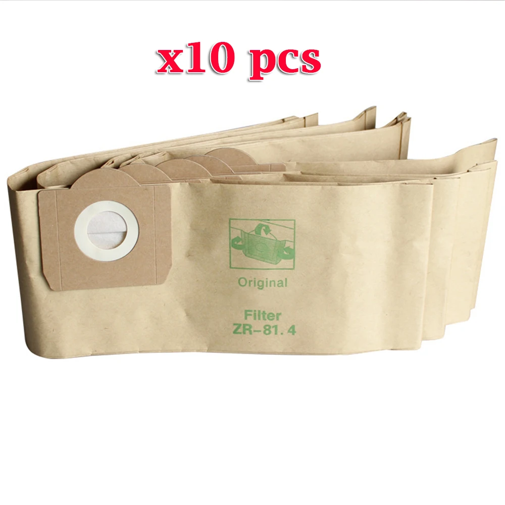 10pcs Dust Collection Paper Bag for Karcher A2204 A2656 WD3300/3200 SE4001 ROWENTA ZR81 ZR814 Vacuum Cleaner Accessories | Бытовая