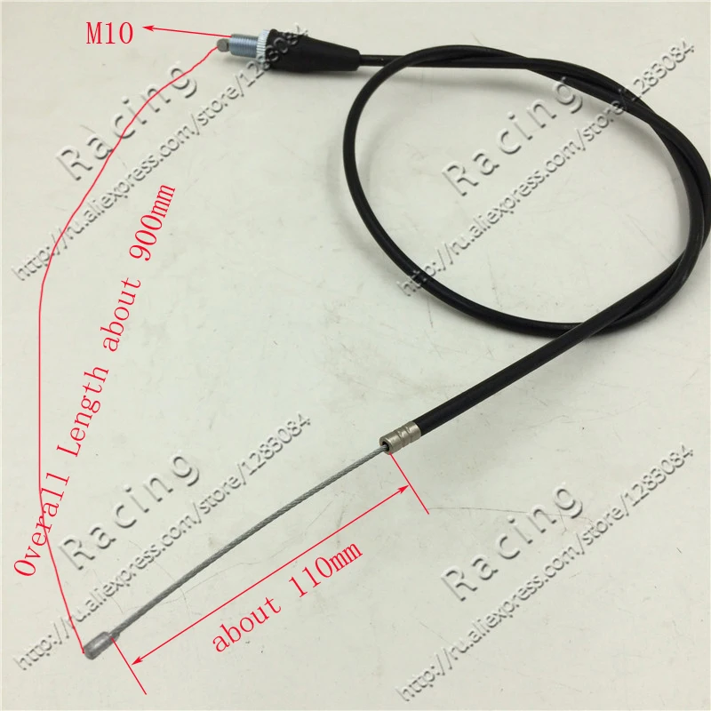

90cc 110cc 125cc 140cc STROKE PIT DIRT BIKE THROTTLE ACCELERATOR CABLE RED 90CM