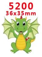 30 шт. Герой мультфильма плоской смолы PR 3832 - Цвет: 5200