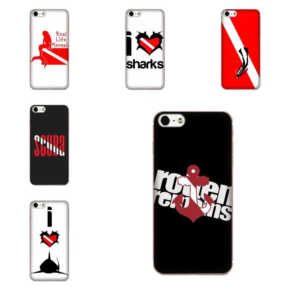 

Diver Down Scuba Flag For Samsung Galaxy Note 5 8 9 S3 S4 S5 S6 S7 S8 S9 S10 mini Edge Plus Lite Soft Protective Case