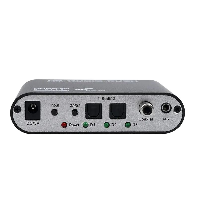 Цифровой аудио декодер SPDIF коаксиальный стерео к RCA DTS AC3 цифровой к 5,1 усилитель аналоговый преобразователь для PS3 Xbox DVD плеер