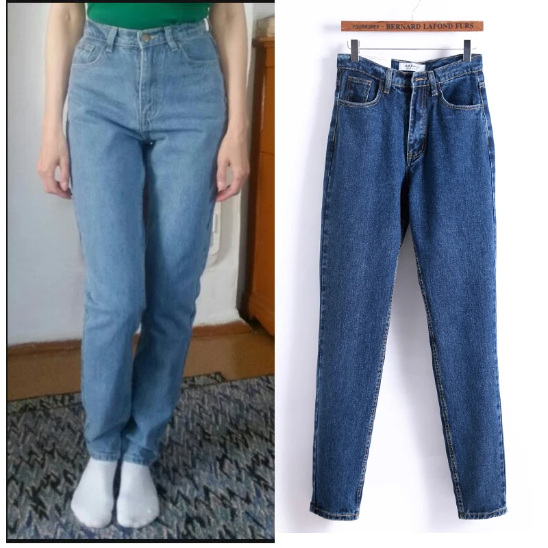 Free shipping New Slim Pencil Pants Vintage High Waist