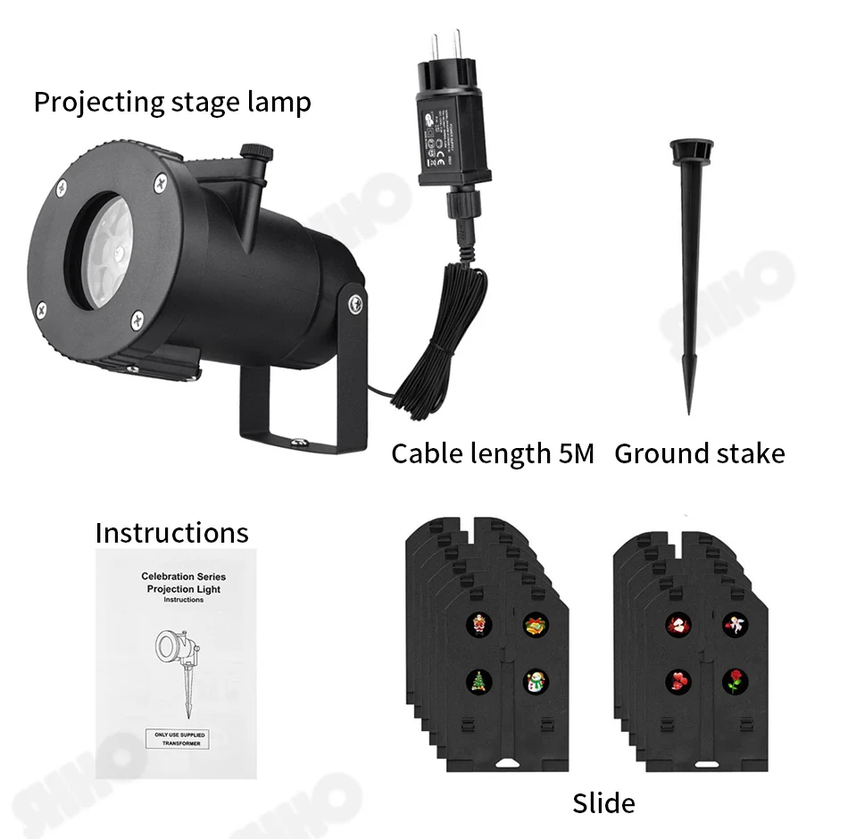 d' água luz do projetor 12 tipos