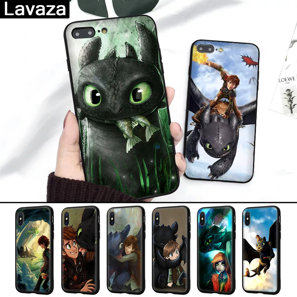 

Lavaza toothless How To Train Your Dragon Silicone Case for iPhone 5 5S 6 6S 7 8 Plus X XR XS Max