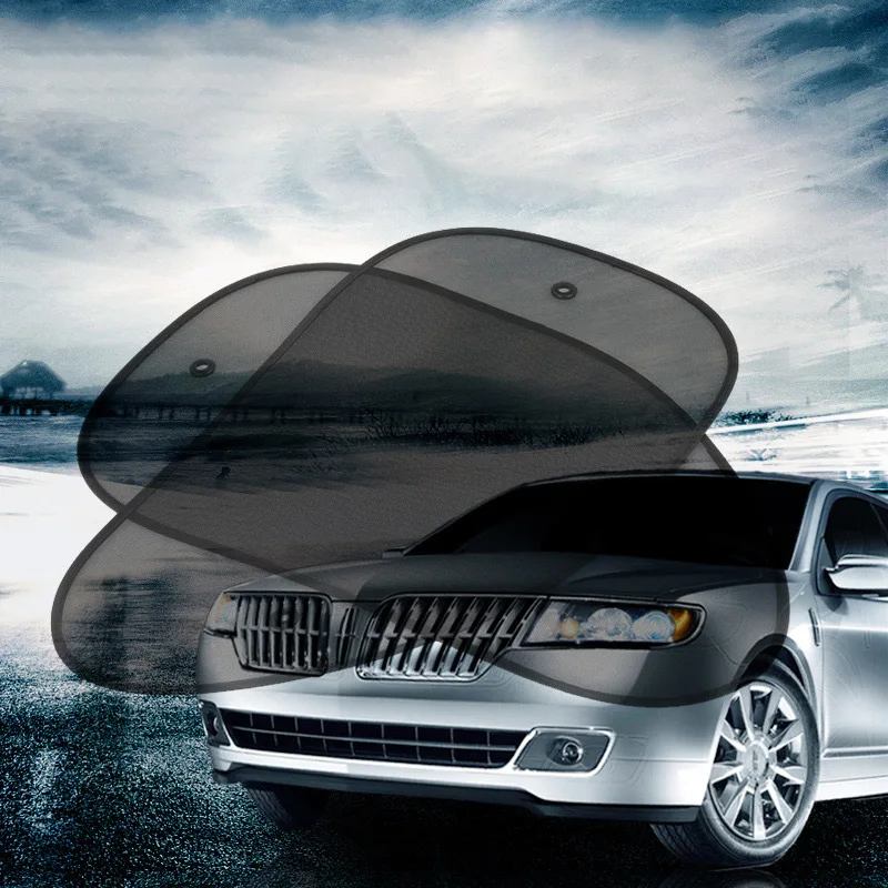 Прочный Солнцезащитная шторка для автомобиля с роликовым механизмом окна солнцезащитный, изоляционный экран Бортовой Блок боковое окно теневая сетка занавеска УФ-защита черного цвета для малышей