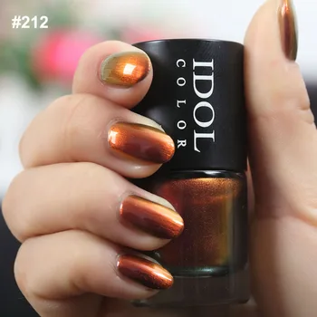 

IDOL COLOR Hologram Nail Polish Chameleon Series Shinny Nail Varnish Long Lasting And Smooth Polish Nail Very Good Quality 10ML