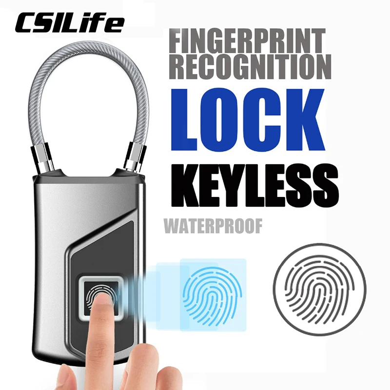 

CSILife L1 Smart Keyless Fingerprint Lock Waterproof For Travel Journey Trunk Suitcase Luggage Baggage Boarding
