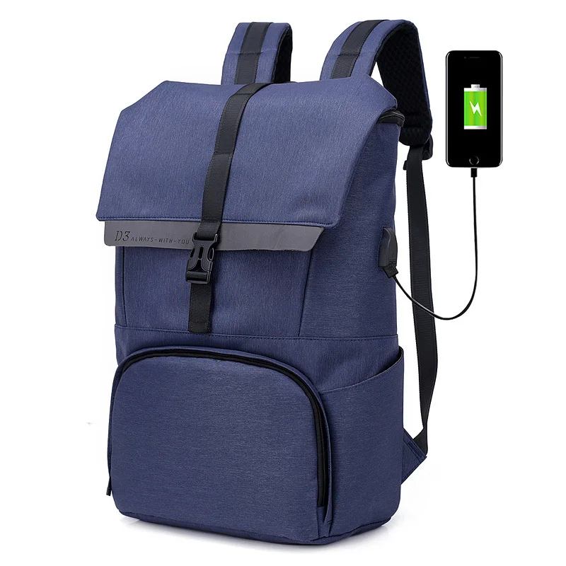 

High Capacity Travel Men Backpacks Waterproof USB Charging Business Laptop Rucksack For Teenagers School Bag Mochila Feminina